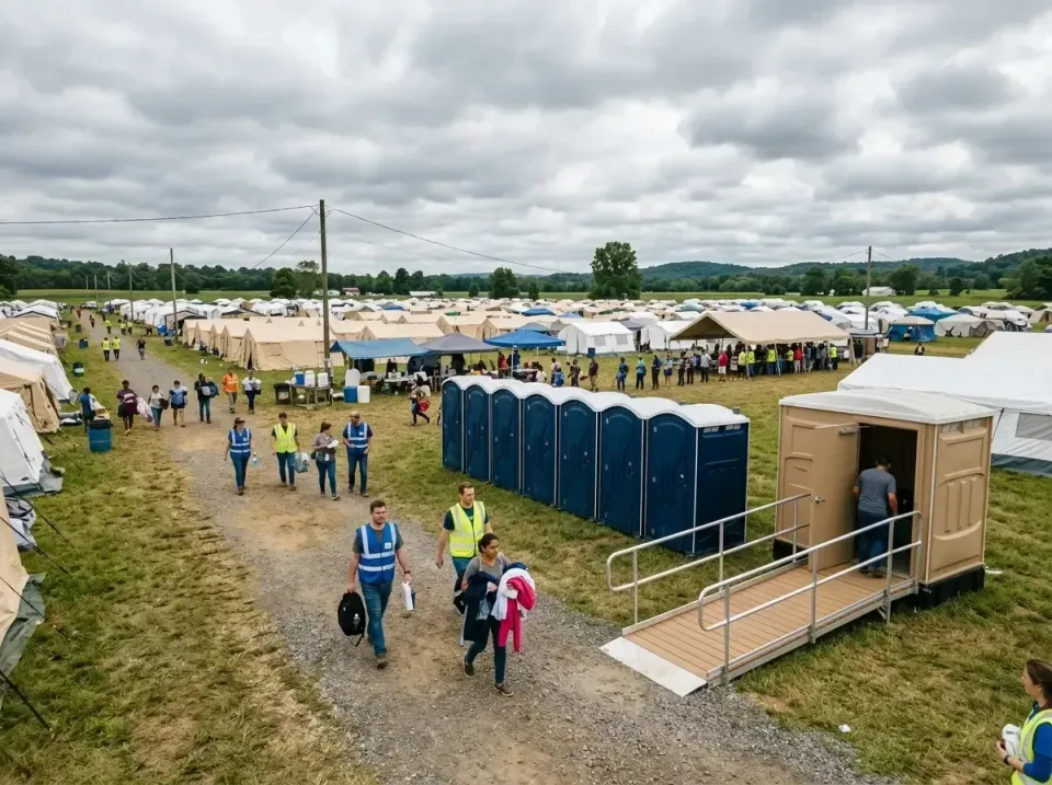 disaster-relief-camp-restrooms-010 — frequently asked questions, Dumpster & Portable Bathrooms Rental in Clifton, TN